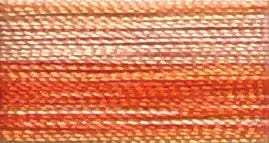 13 Floriani Thread 40 weight 1000M - VARITHREAD ORANGE STRIPE