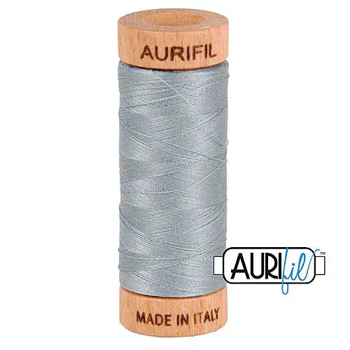 2610 Light Blue Grey Aurifil Cotton 80wt Spool