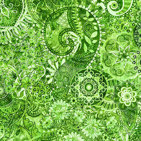 Moss Mystique Blender Wideback Cotton Fabric Per Yard