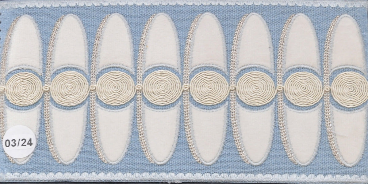 4 1/2 " Width VELVET EMBOSSED TAPE - BR-7529