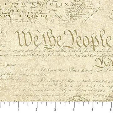 America 250 - Stonehenge 28374-12 Cotton 44"/45" Fabric Per Yard