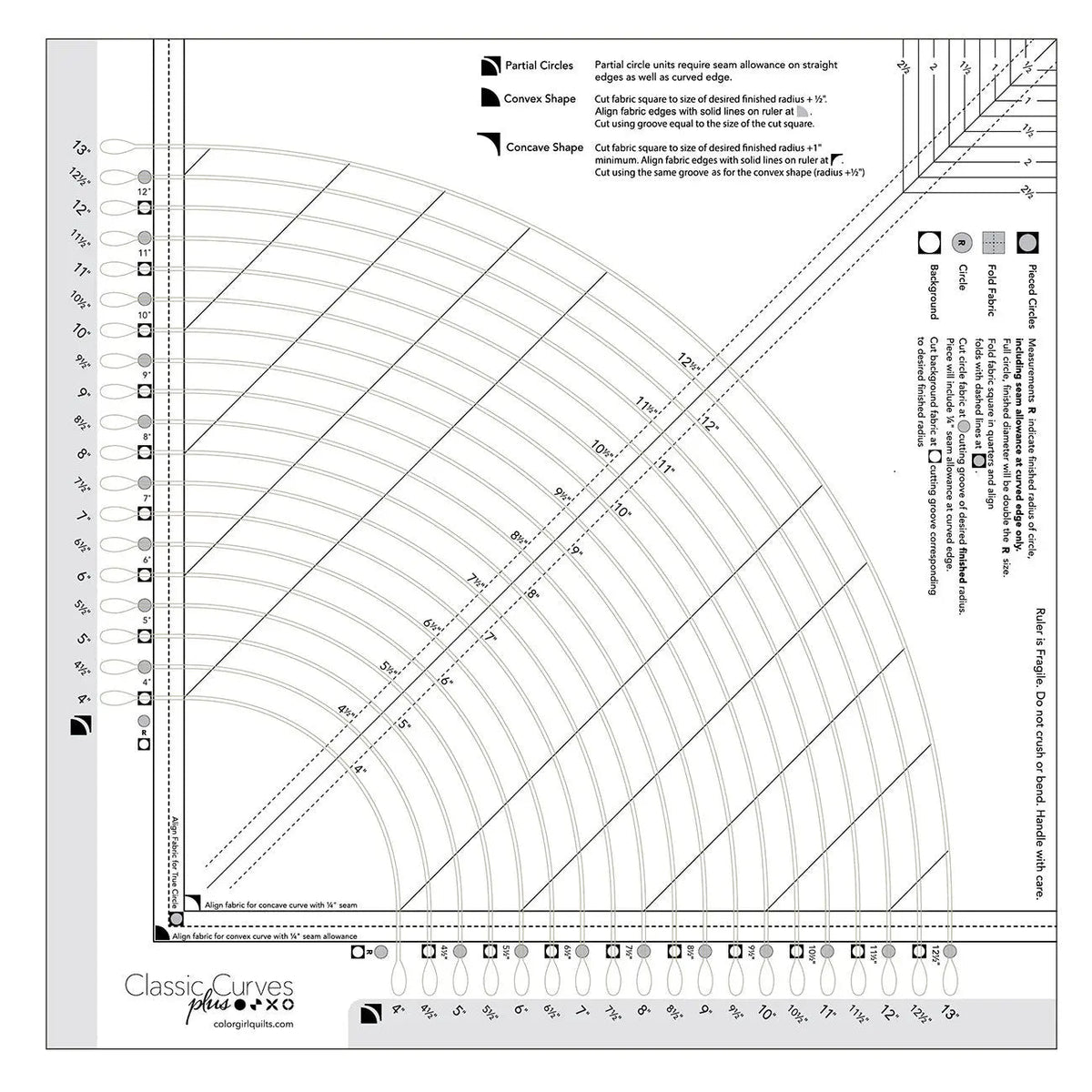 Classic Curves Plus Ruler