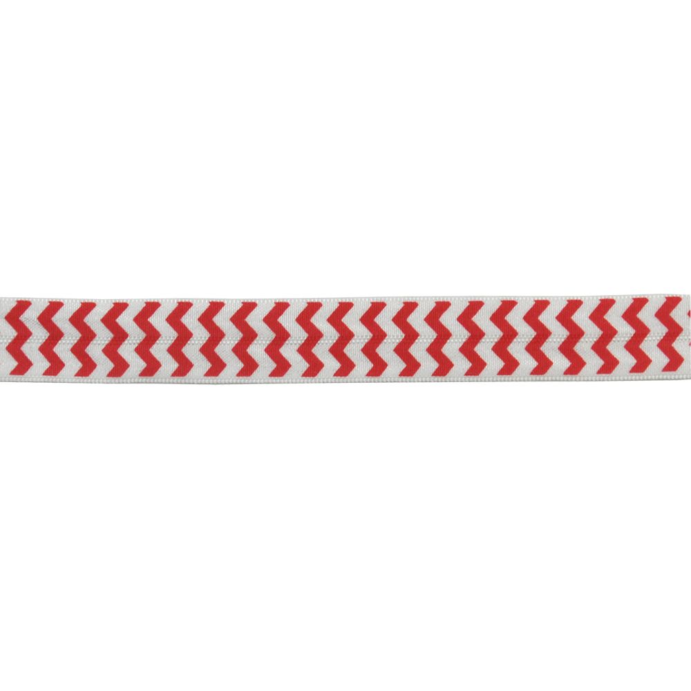 Elastic Banding-5/8" wide-Fold Over Elastic Chevron Pattern -BE-300-22
