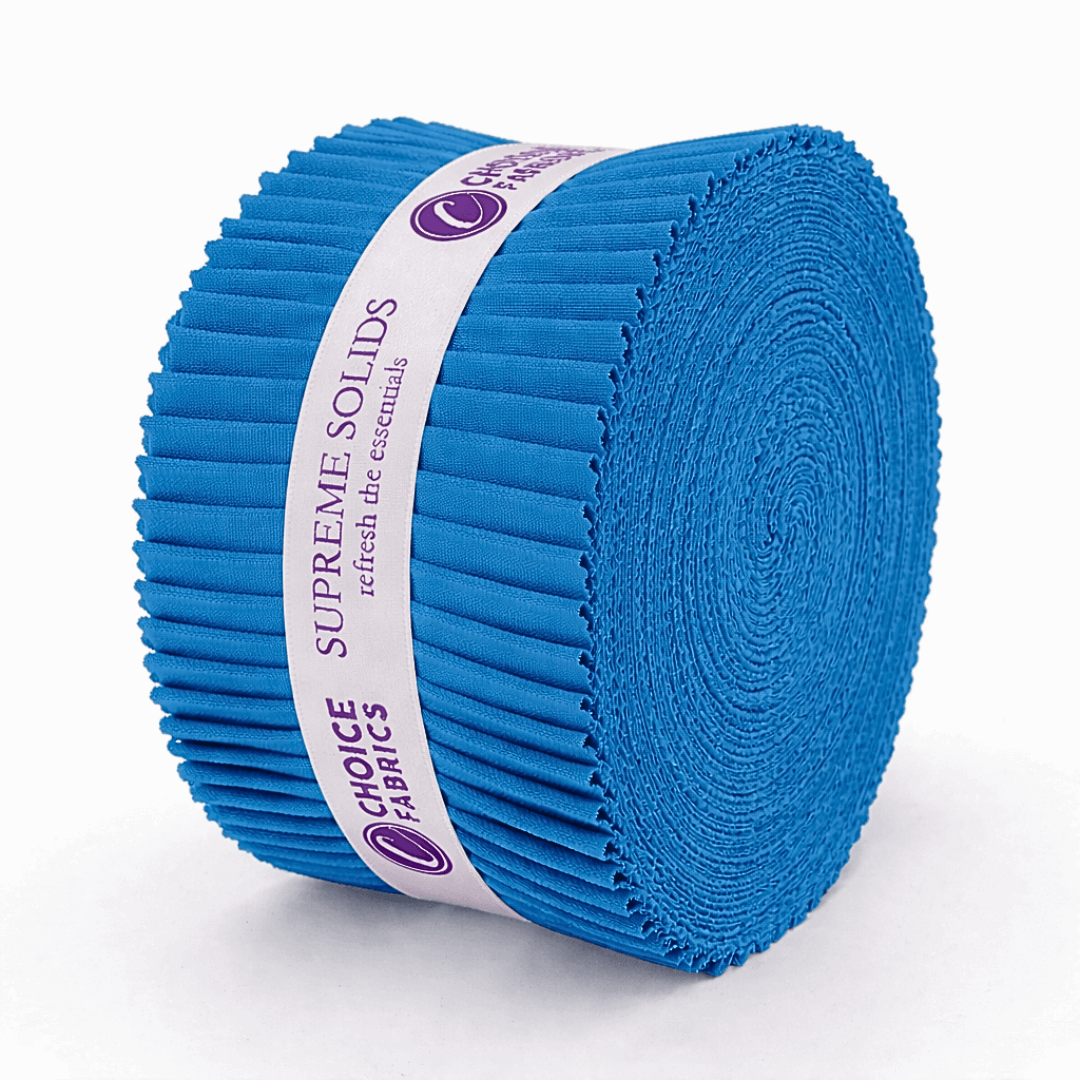 Supreme Solids - 2.5" Roll - Blue Jewel (20 cuts)