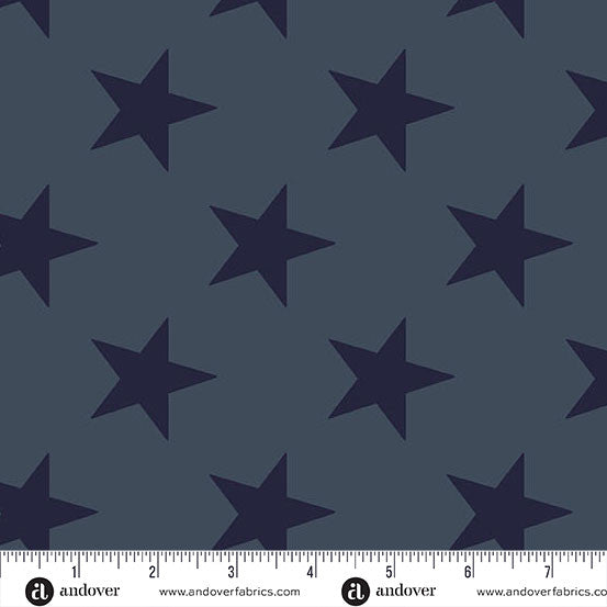 Faded Star Spangled Fredericksburg Revisited 108" Cotton Wideback Fabric per yard