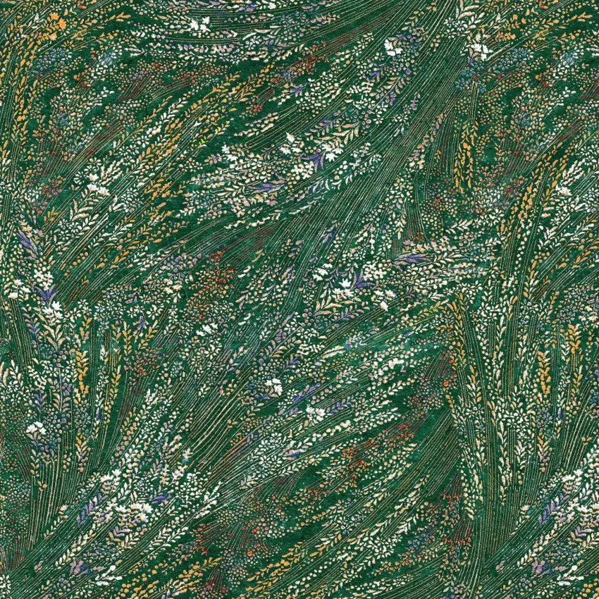 Green Meadow Breeze Cotton Wideback Fabric per yard