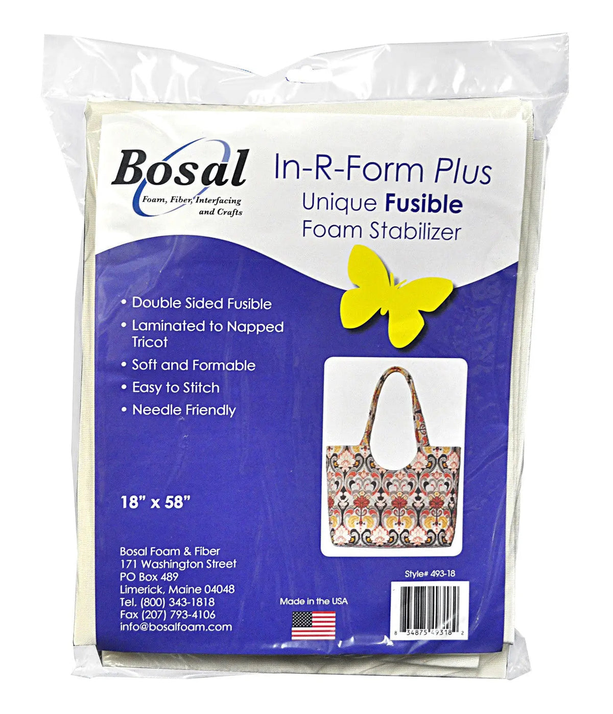 In-R-Form Plus Double Sided Fusible Foam Stabilizer 18in x 58in