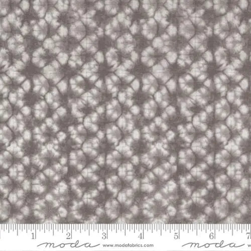 Kawa Pewter Grey Kiso Blenders Shibori 44"/45" Fabric Per Yard