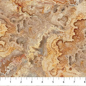 Light Brown Marble Rooted Stonehenge DP28770-12 Cotton 44"/45" Fabric Per Yard