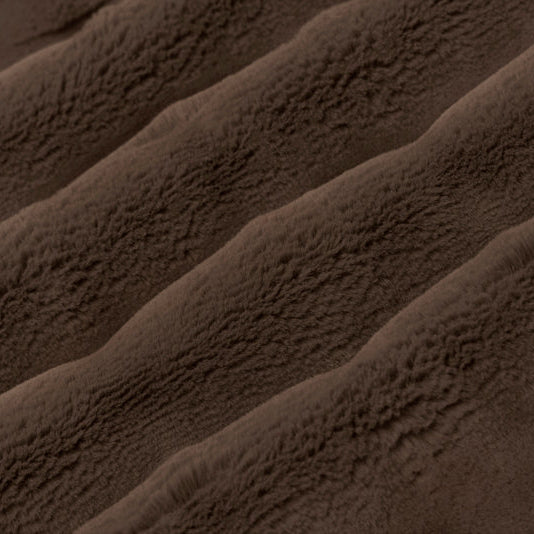 Luxe Cuddle Marbella Truffle 58"/60" Fabric per yard