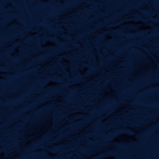 Luxe Cuddle Poppy Navy 58"/60" Fabric per yard