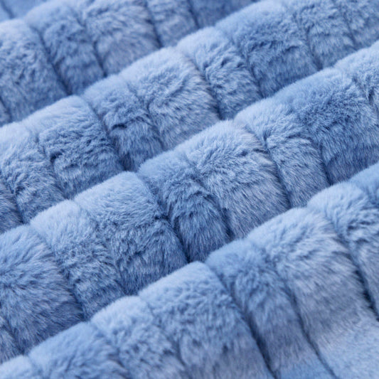 Luxe Cuddle Vienna Denim 58"/60" Fabric per yard