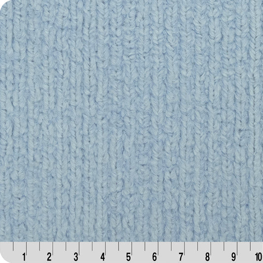 Luxe Cuddle Weave Blue 58"/60" Fabric per yard