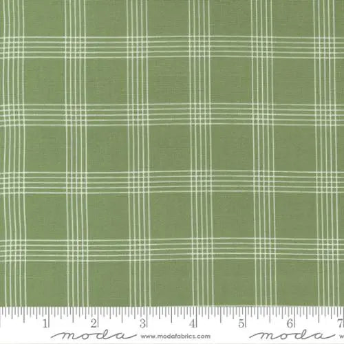 Nantucket Summer Grass Plaid Checks Plaids 44"/45" Fabric Per Yard