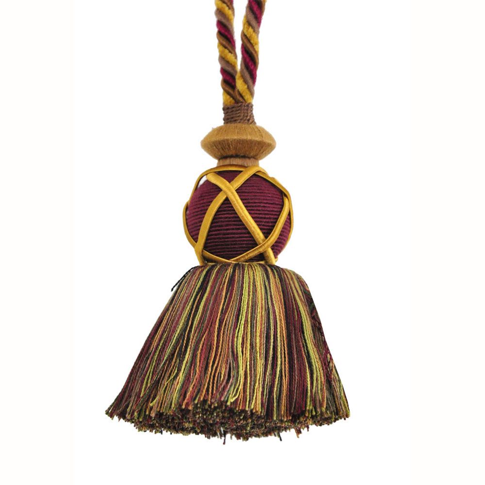 Pompeii Collection - 4" Length KEY TASSEL - BT-5066-38/17 Rust and Gold