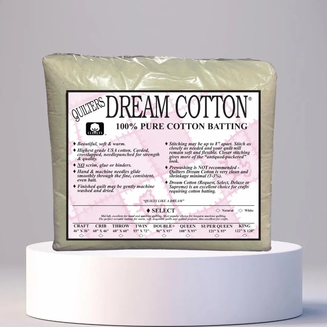 Quilters Dream Select Natural Cotton Batting Package
