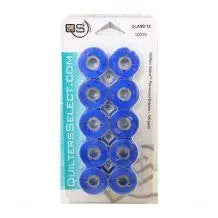 Quilters Select Bobbins - Class 15- PRISTINE BLUE