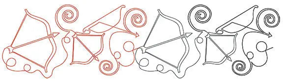 1723 Bows & Arrows Pantograph