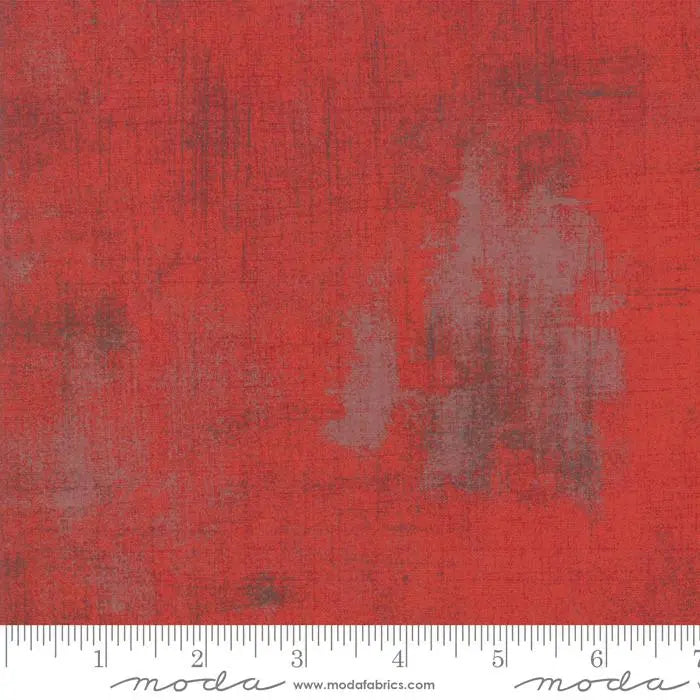 Red Grunge Basics 44"/45" Per Yard