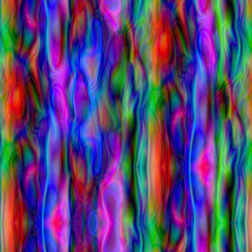 Multi-Color Space Nebula Cotton 44"/45" Fabric Per Yard