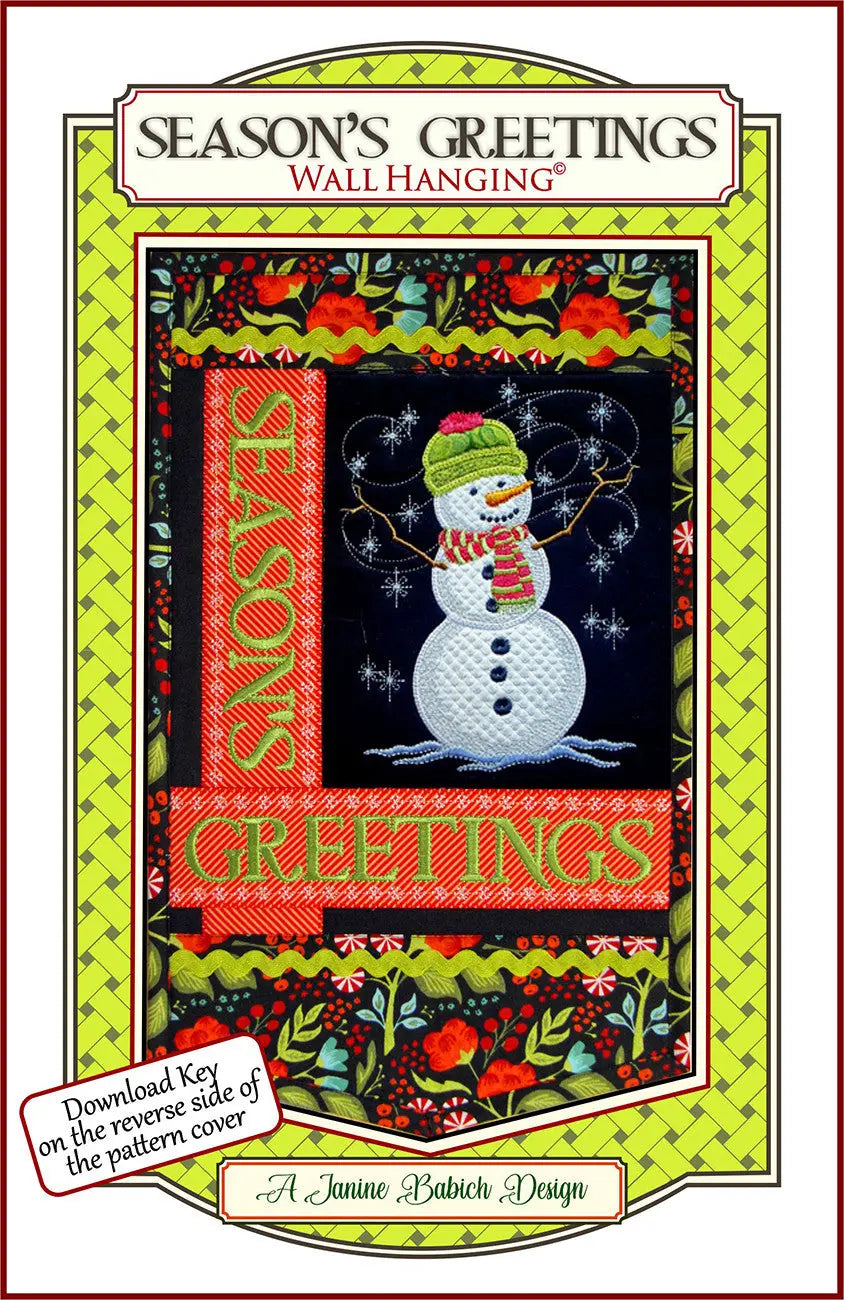 Seasons Greetings Wall Hanging