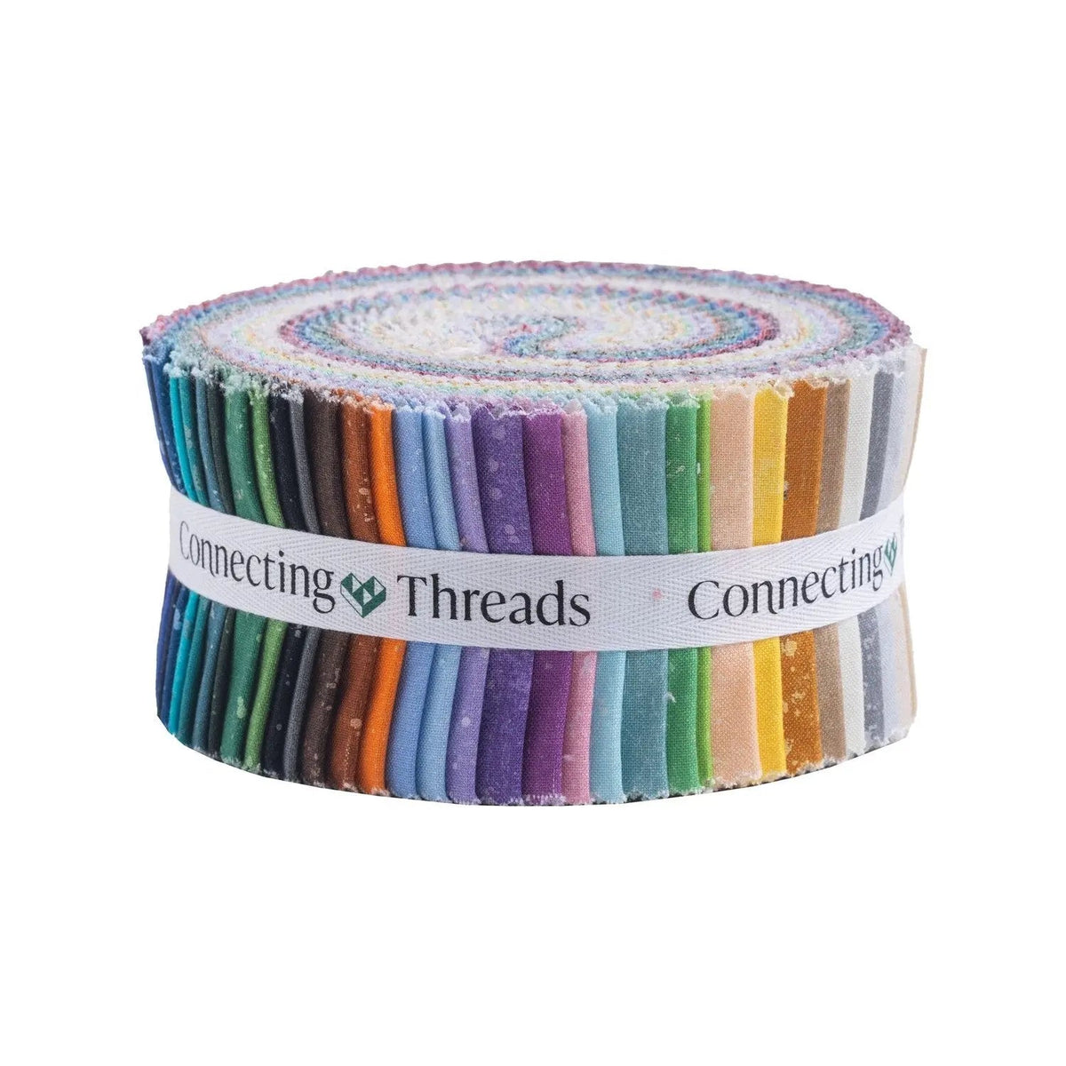 Shimmer Tonals 2.5 Inch Strips Multi Color Quilting Cotton Fabric