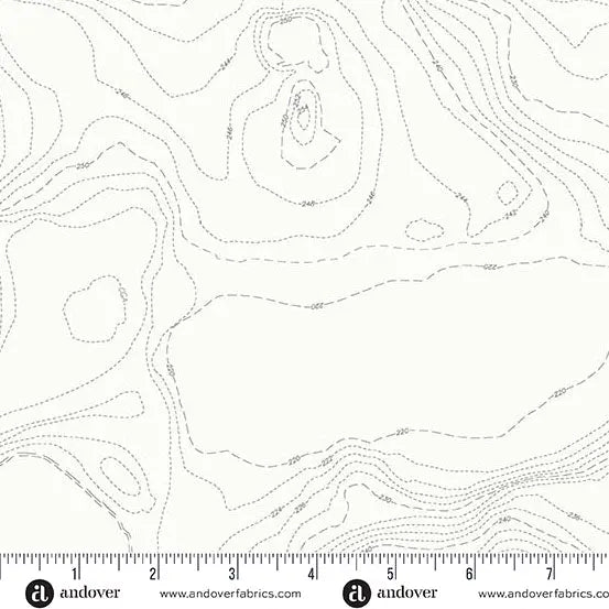 Sun Print Whisper Boulder Topography 44"/45" Fabric Per Yard
