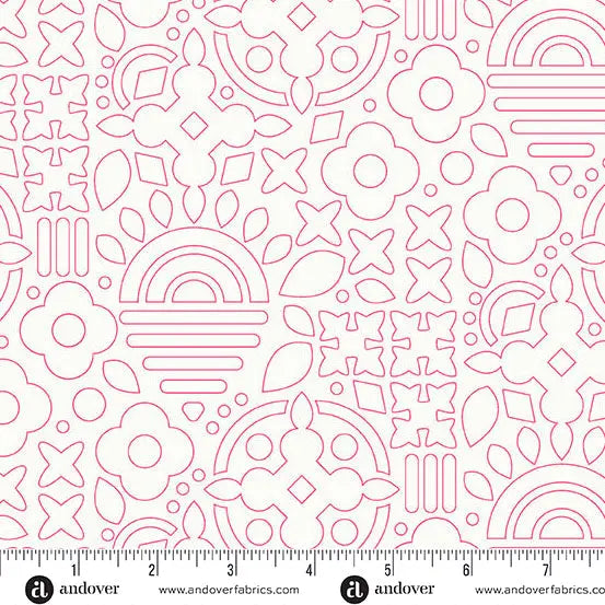Sun Print Whisper Taffy Stencil 44"/45" Fabric Per Yard