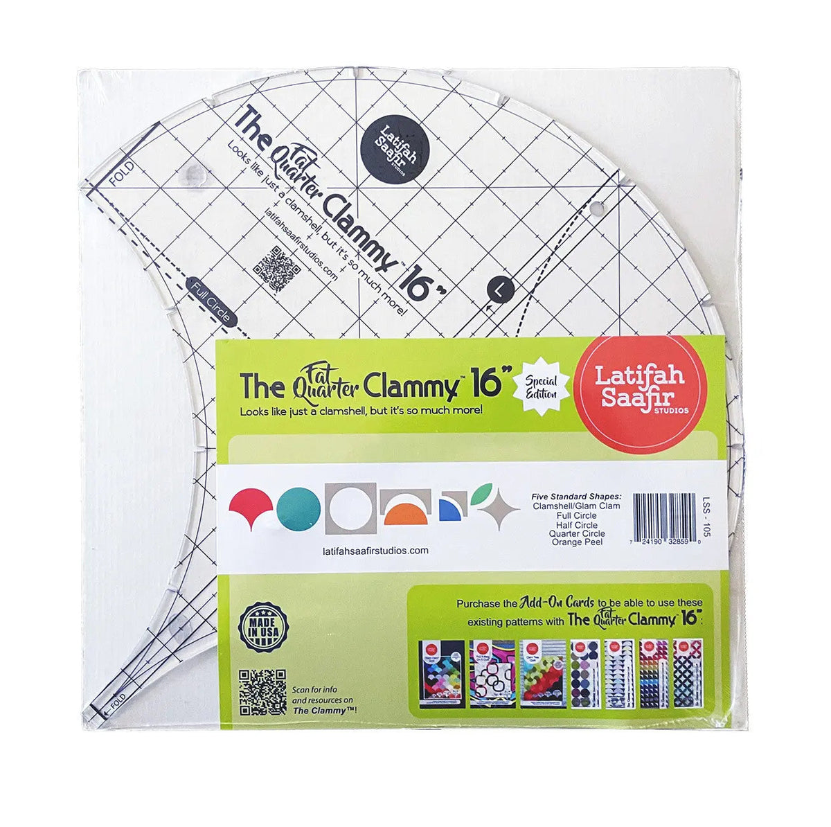 The Fat Quarter Clammy 16in