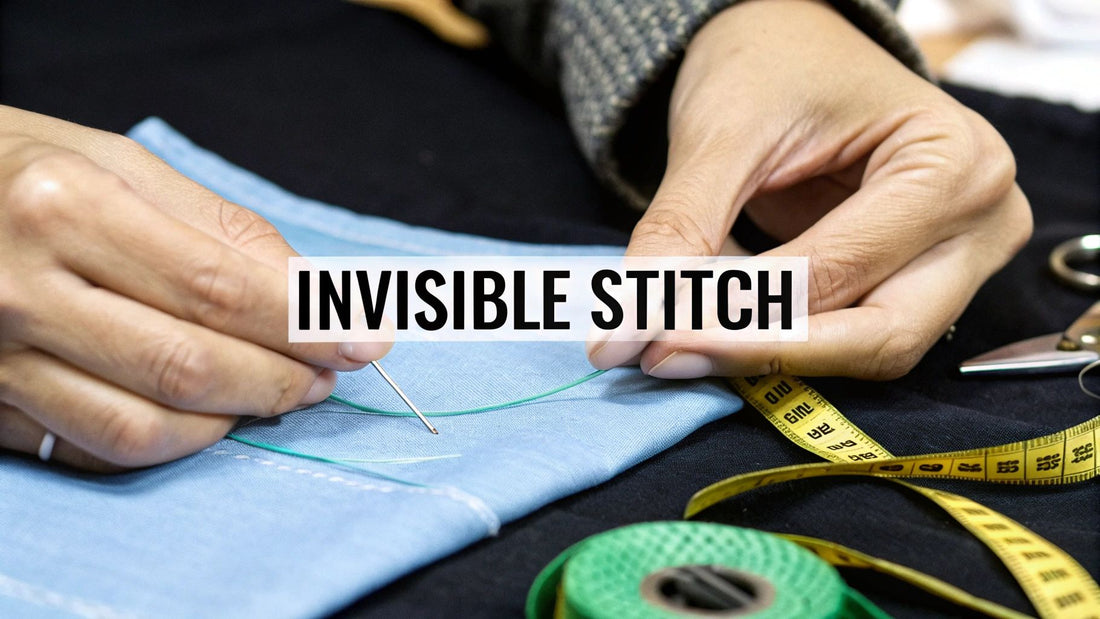 How to Sew Invisible Stitch: Achieve Flawless Seams