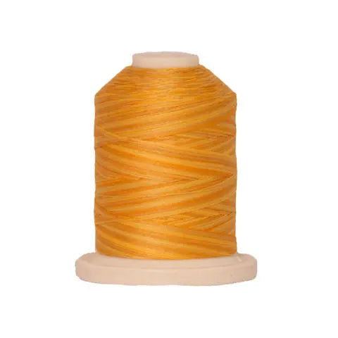 076 Brassy Yellows Signature Cotton Variegated Thread Mini Spool - 40WT