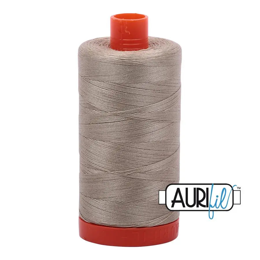 2324 Stone Aurifil Large Spool Cotton 50wt