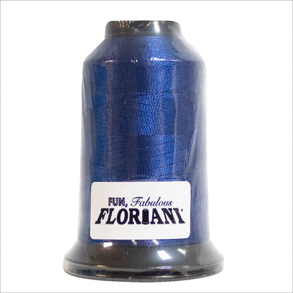 357 NAVY BLUE - Floriani Thread 40 weight 1000M