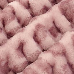 Luxe Cuddle Milan Clouded Leo Rosewater 58"/60" Fabric per yard