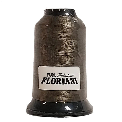 424 MEDIUM BROWN - Floriani Thread 40 weight 1000M