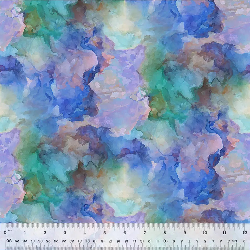 Multi Color Tempest Nebula Aura 44"/45 Fabric Per Yard