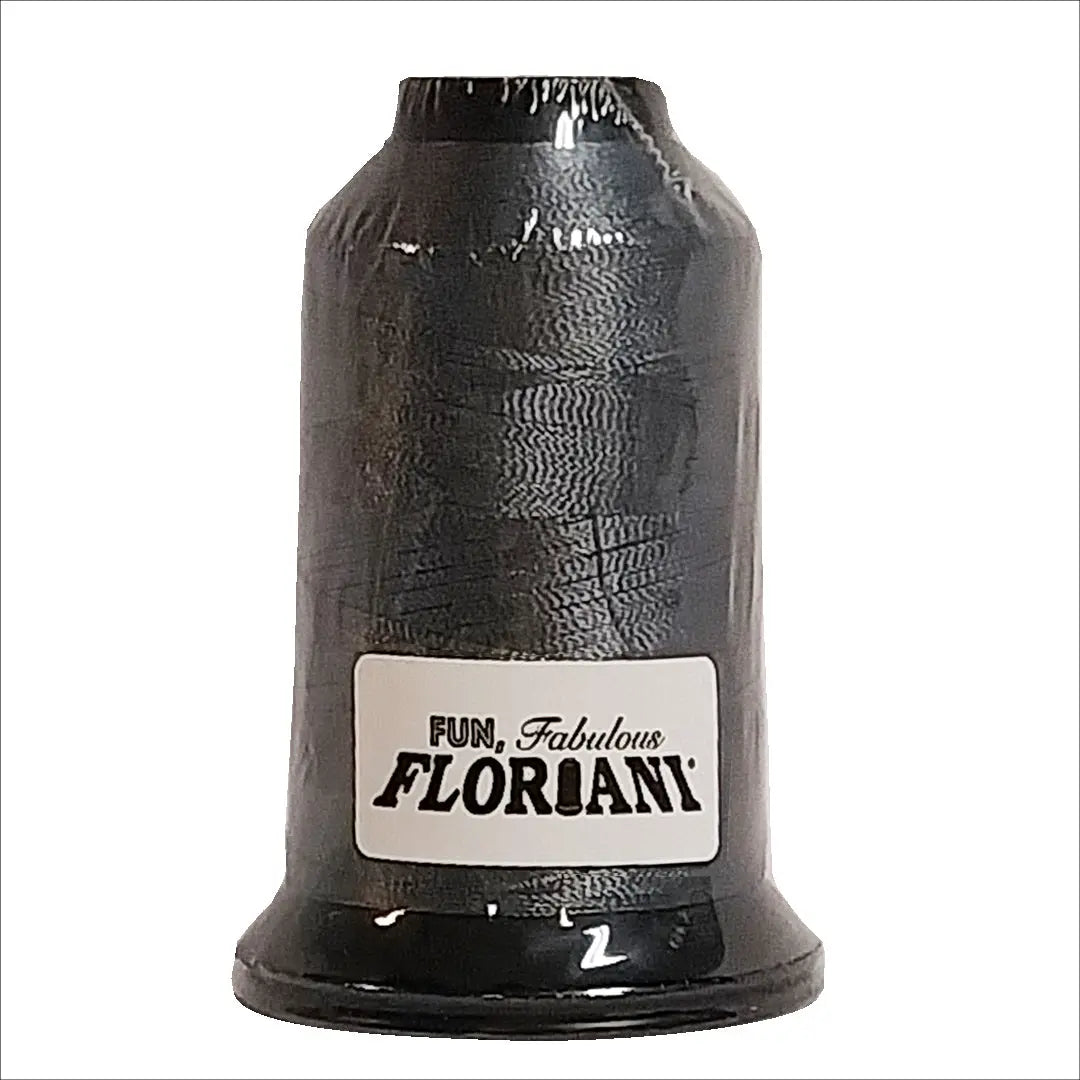 487 GUN METAL - Floriani Thread 40 weight 1000M