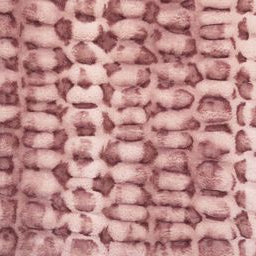 Luxe Cuddle Milan Clouded Leo Rosewater 58"/60" Fabric per yard