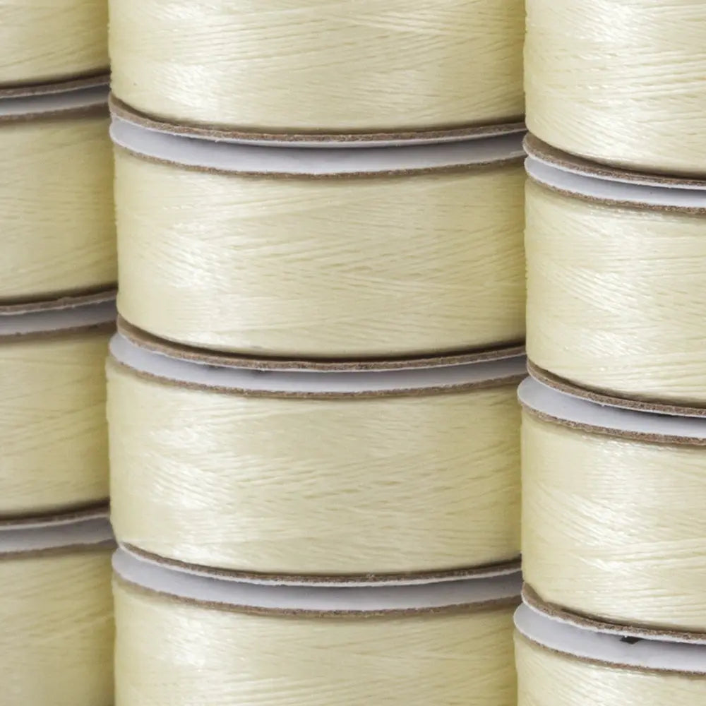 Super Bobs Poly #651 Ivory (M-Style) 12 pack pre-wound bobbins