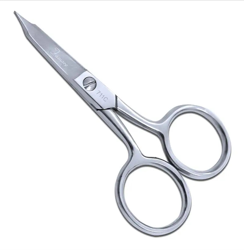 4" Large Ring Micro Tip Straight Scissors