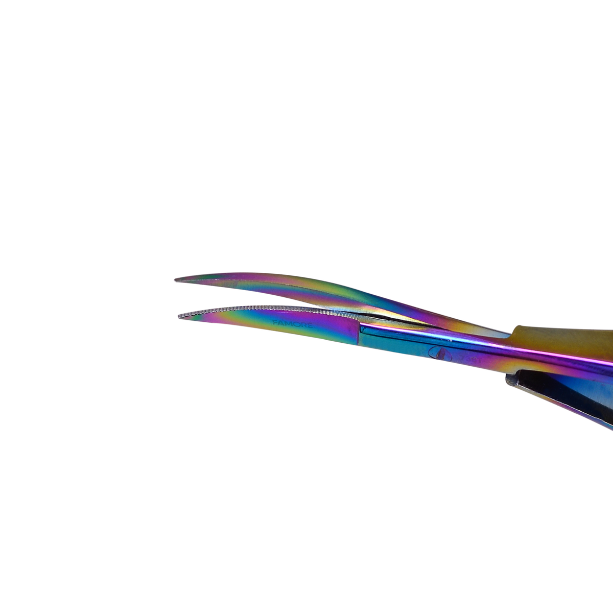 738T - EZ Snip Micro Serrated Titanium Coated Curved Blade