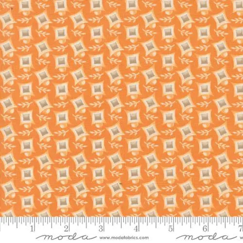 Agatha Road Pumpkin Harlequin Blenders 44"/45" Fabric Per Yard