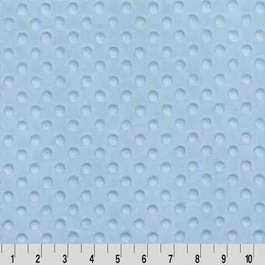 Baby Blue Cuddle Dimple Fabric per yard