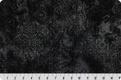 Barely Basics Stone Wash Quilting Cuddle Black Fabric Per Yard