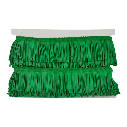 Belagio Enterprises - 2-inch Chainette Fringe (10 Yard Roll) - P-7043-15 Emerald Green