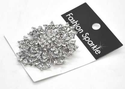 Belagio Enterprises -  Rhinestone Brooch - 2 1/2" W x 3" L - BW-140