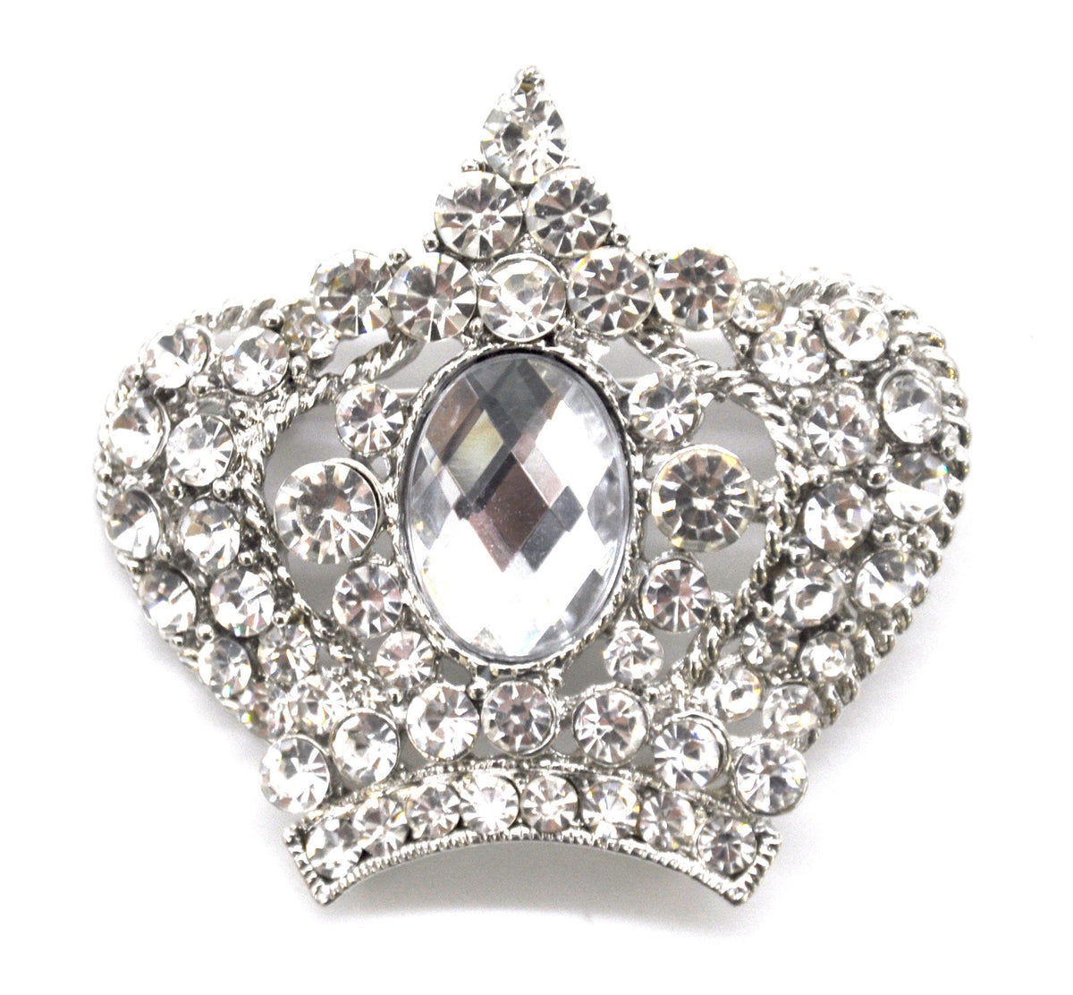 Belagio Enterprises -  Rhinestone Brooch - 2" W x 2" L - BW-141