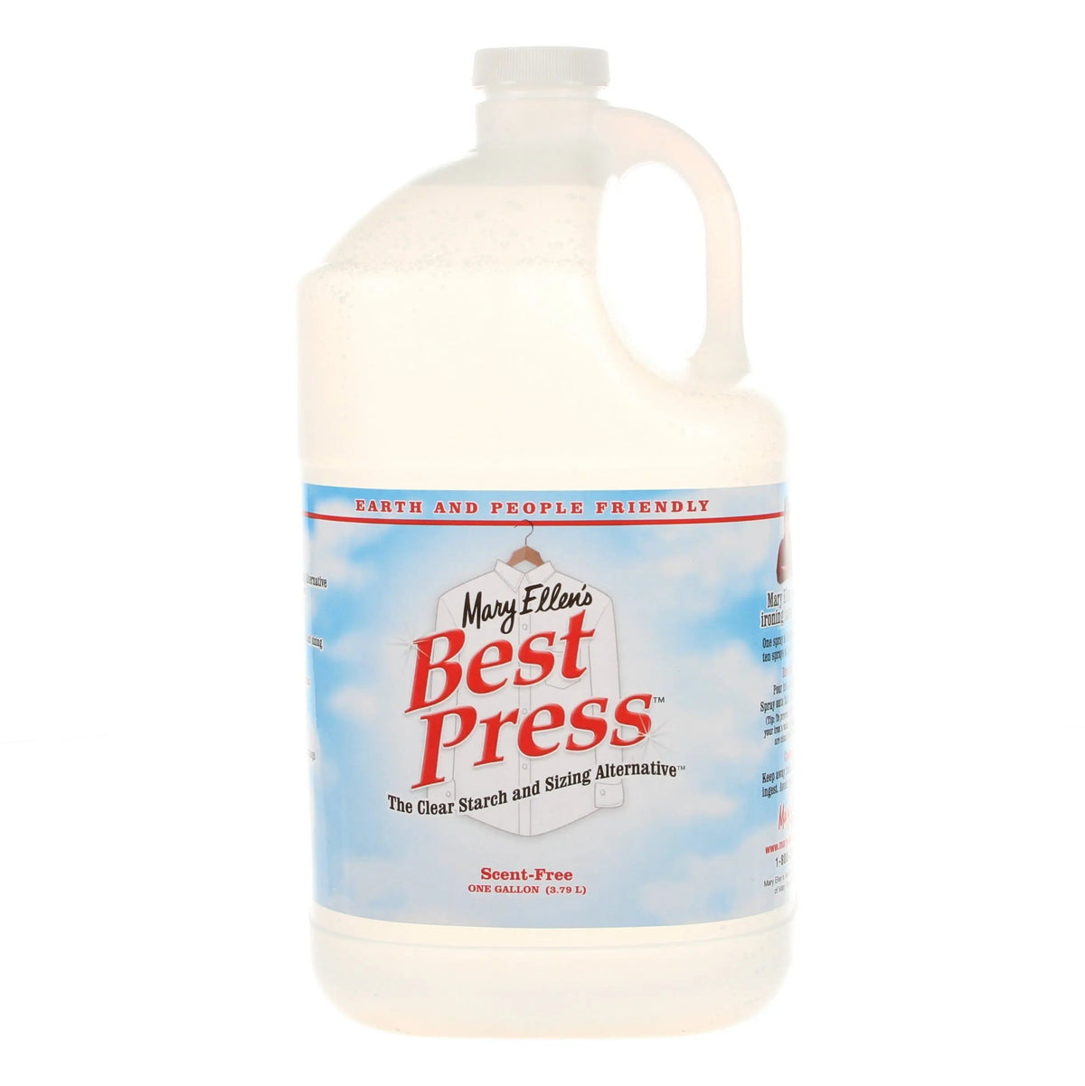 Best Press Spray Starch Scent Free Gallon Refill Size