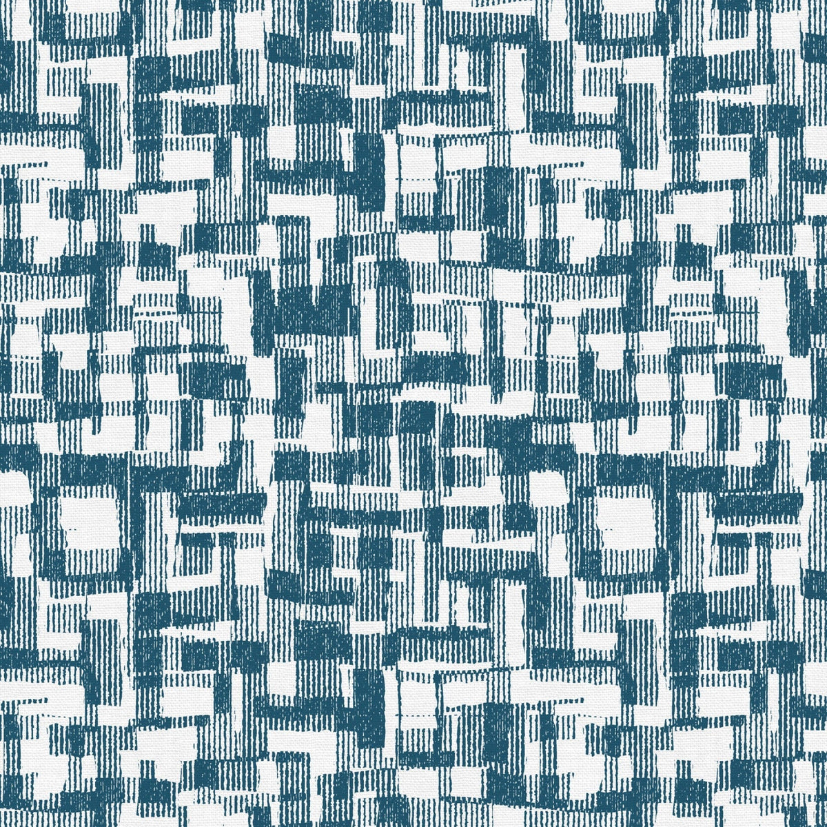 Blue Teal Barcodes Cotton Wideback Fabric Per Yard