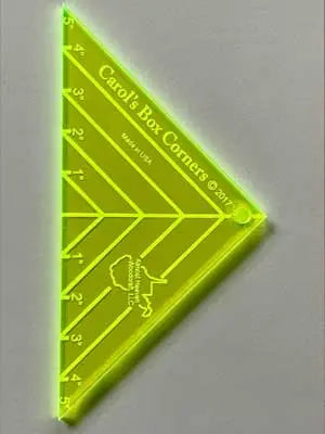Carol's Box Corners Template